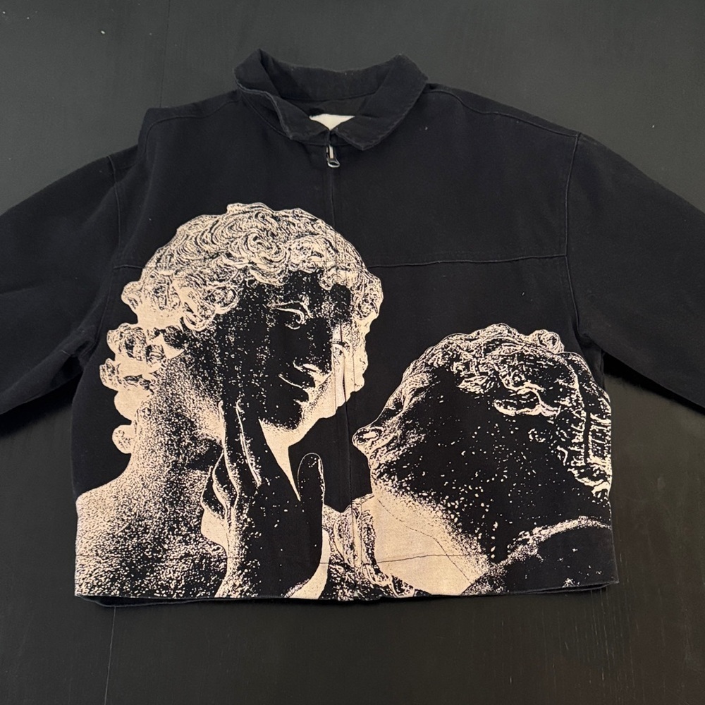 PacSun Black Jacket with Unique Design